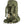 FjallRaven Kajka 35 hiking backpack in green showing the back panel and wooden frame