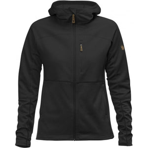 FjallRaven black hooded zip up jacket with chest pocket