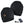 Two black ActionHeat knit beanies with a power bank and USB charging cable
