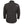 Back view of a black Mobile Warming jacket with high collar and reflective shoulder details