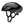 Smith Optics black cycling helmet with grey lower shell and adjustable chin straps