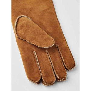 Hestra tan suede sheepskin glove