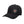 Black Mission baseball cap with mesh back and shield logo