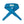 Blue AlphaCool cooling headband with a rectangular logo patch