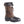 Baffin brown leather and black rubber winter boot with lace up toggle closure