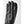 Hestra black leather glove with touchscreen compatible fingertip