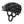 Matte black Smith Optics cycling helmet with integrated visor