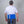 Man wearing a blue Polar Products cold therapy back wrap