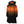 Black hooded parka with internal heating element grid overlay