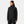 Woman wearing a black Helly Hansen hooded insulated jacket