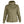 Fjallraven olive green hooded jacket with front zipper and side pockets