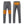 Venture Heat grey sweatpants showing front and back heating elements on knees and lower back