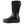 Korkers black waterproof tall rubber boot with orange sole accents
