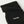 Black Hestra ribbed knit glove cuff