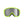 POC Pocito ski goggles with fluorescent yellow frame and silver mirrored lens