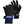 Pair of black Glacier Glove neoprene gloves with blue wrist straps