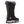 Korkers black quilted winter boot with faux fur trim and grey sole