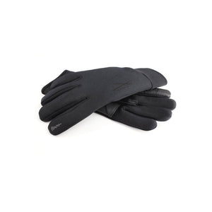 Pair of black Seirus gloves with textured grip palms