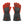Glovii black heated gloves with glowing red heating elements in fingers and palms