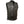 Milwaukee Leather black motorcycle vest with side laces and chest pockets