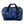 AO Coolers blue water pattern soft cooler bag with black handles and shoulder strap