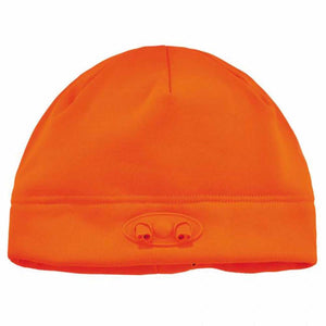 N-Ferno orange beanie with integrated LED light