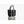 Bellroy black tote bag attached to a silver luggage handle