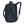 Back view of a black Thule backpack with padded shoulder straps and side carry handle