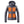 Kelvin grey hooded puffer jacket with four glowing orange heated panels on chest and waist