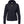 FjallRaven black hooded quilted jacket with front zipper and chest pocket