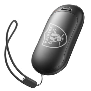 Las Vegas Raiders portable hand warmer with wrist strap