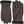 Hestra brown leather gloves with black ribbed knit cuffs