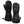 ActionHeat black battery heated mittens with adjustable wrist straps and power bank