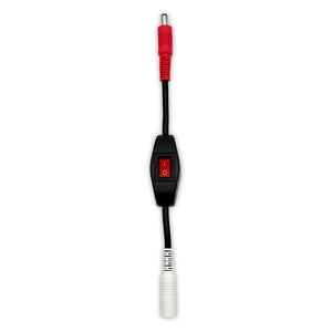 Gerbing inline power switch with red and white connectors