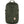 Fjallraven olive green backpack with front bungee cord system and logo patch