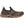 Muck camo slip on shoe with brown trim and textured tan sole