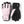 Hestra CZone pink and black winter gloves