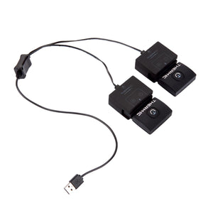 Therm-ic dual USB charging cable for heated insoles