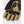 Hestra tan and black leather glove with quilted knuckle padding