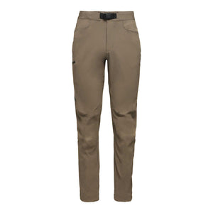 Black Diamond tan hiking pants with integrated belt