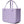 Lavender Bogg Bag tote with perforated design and two handles