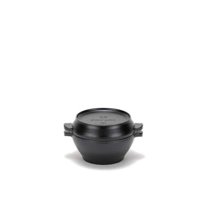 Snow Peak cast iron pot with lid