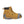 Winter Walking grey rubber ice cleat attachment on a tan waterproof work boot