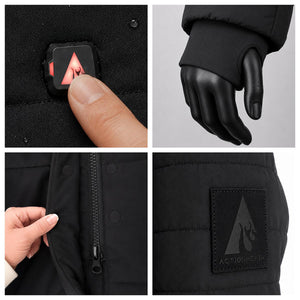 ActionHeat Pro Series+ Bluetooth Women's Long Puffer Heated Jacket