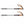 Pair of adjustable trekking poles with cork handles and wrist straps