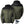 ActionHeat olive green hooded puffer jacket with battery pack and charging cable