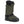 Neos olive green overshoe with black rubber sole and adjustable strap
