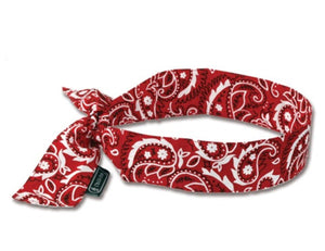 Chill-Its red paisley cooling bandana