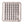 Square fabric pad with seven vertical channels containing dark grey stone beads