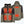 Mobile Warming olive green hooded jacket showing internal heating element zones